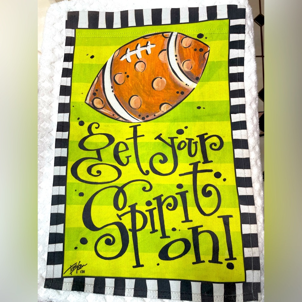 Football mailbox flag